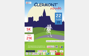 5km route + semi-marathon en relais le 22/06 à Clermont